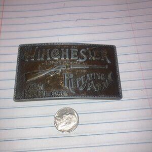 VINTAGE WINCHESTER REPEATING ARMS BELT BUCKLE